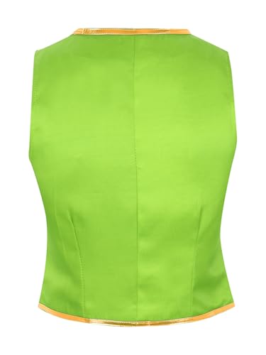 Mens Halloween Magician Waistcoat V Neck Double-Breasted Adult Twisted Wonderland Cosplay Vests2