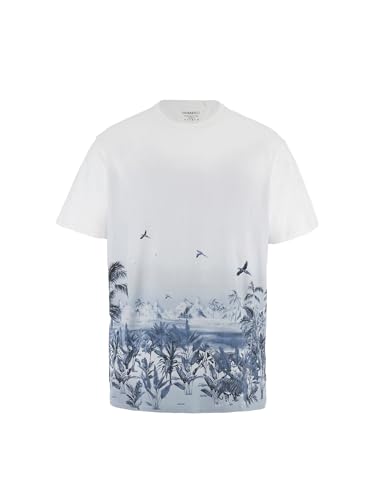 GUESS Men's Eco Short Sleeve Big Cat Paradise Tee