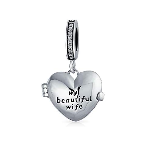 Heart Locket Charm for My Beautiful Wife Cover