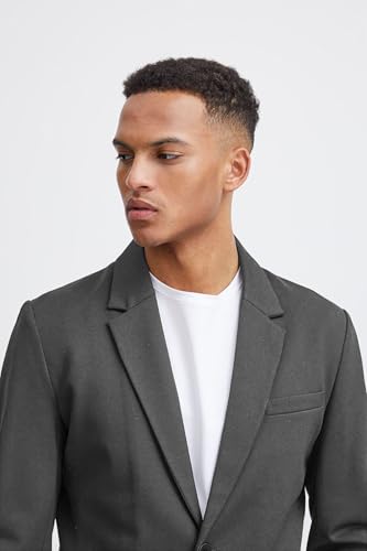 Blazer couleur unie 400278 charbon finition haut de gamme - 5