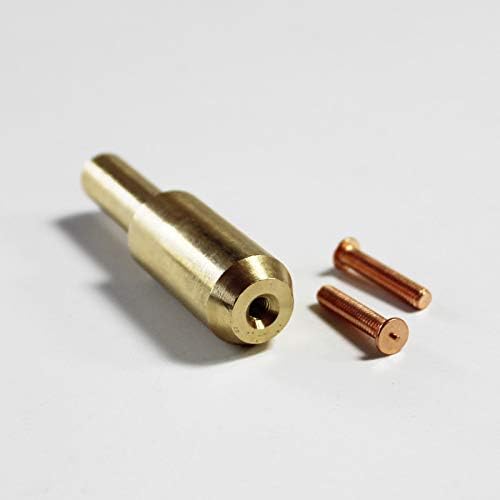 Kamas brass spot welding electrodes for capacitor discharge stainless steel weld studs car body repair soldering station dent puller - (Diameter: M6 with 10 screw)