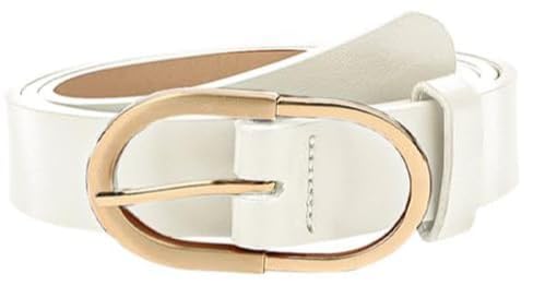 4-Pack Leather Belts Set - Gold Buckle Belts for Jeans, Pants and Dresses