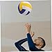 Mipcase Soft Indoor Volleyball for Adults Standard Size 5 Machine-Sewn Sturdy PU Material Suitable for Gym Training and Indoor Practice Beach Volleyball Equipment