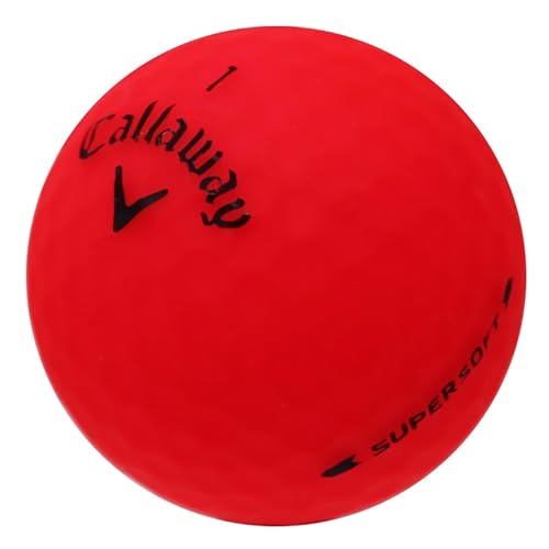 LostGolfBalls Recycled Supersoft Matte Callaway Balls (Orange/Red/Green/ Pink) AAAAA