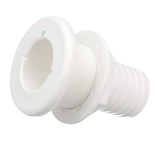 Connecteur traversant de coque Seachoice à collerette large blanche - 2