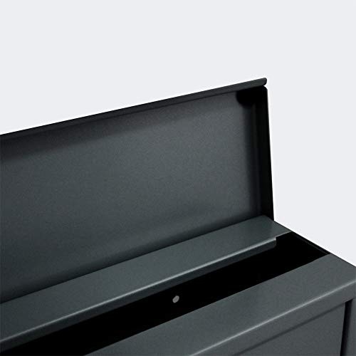 Cassetta della posta con vano portagiornale