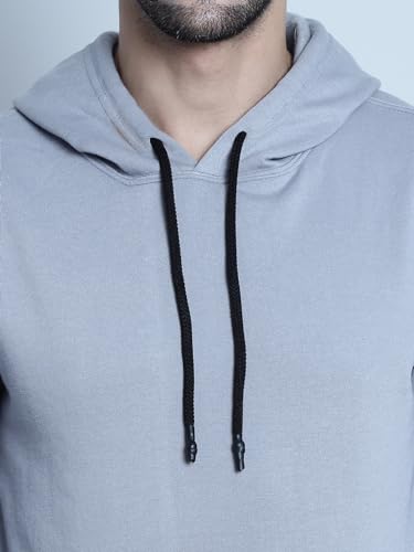 Image of Men's Cotton Blend Hooded Sweatshirt
