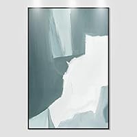 SIGNWIN Framed Canvas Wall Art Abstract Colorful Painting Canvas Prints Home Artwork Decoration for Living Room,Bedroom - 16