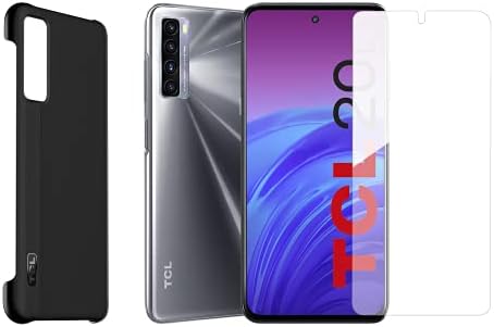 TCL 20L – Smartphone 4G Dual Sim + Back Cover Rigida Originale e Pellicola Protettiva, Display 6.67″ FHD+, 128 GB, 4GB RAM, Quadrupla Camera, Android 11, Batteria 5000 mAh, Black [Italia]