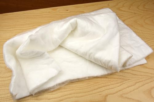 Umaina Batting/Wadding 60 x 80 Inch Warm and Cotton Batting/Wadding Used for Quilting [2 Mtr Length] Thickness - 20mm Half Dutch White Color.