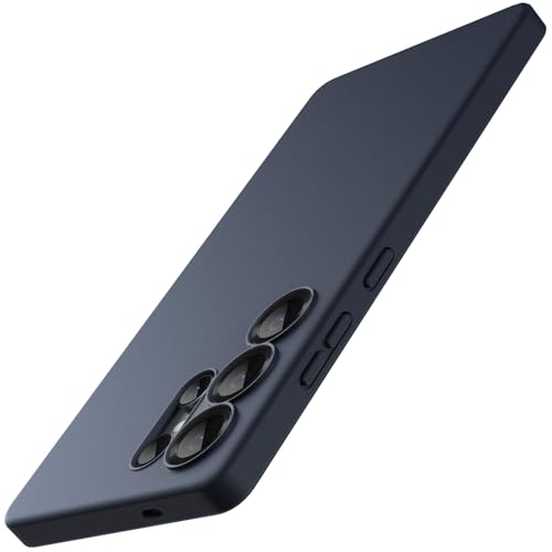 Image of JETech Slim Fit Cover TPU Case for Samsung Galaxy S25 Ultra 5G, Camera Lens Full Protection, Soft TPU Thin Protective Phone Cover with Matte Finish, Shockproof (Dark Blue)