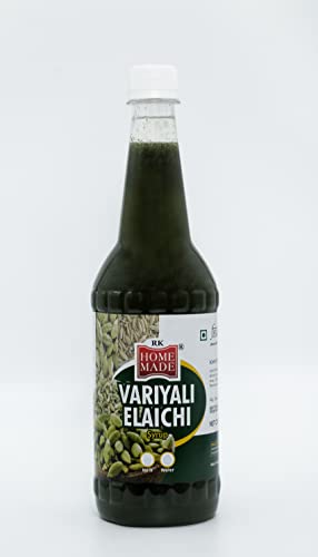 Image of RK Home Made Natural Syrup | Variyali Elaichi Concentrated Syrup | Gluten-Free | 100% Vegan & Low Fat | Perfect Festive Beverage Base