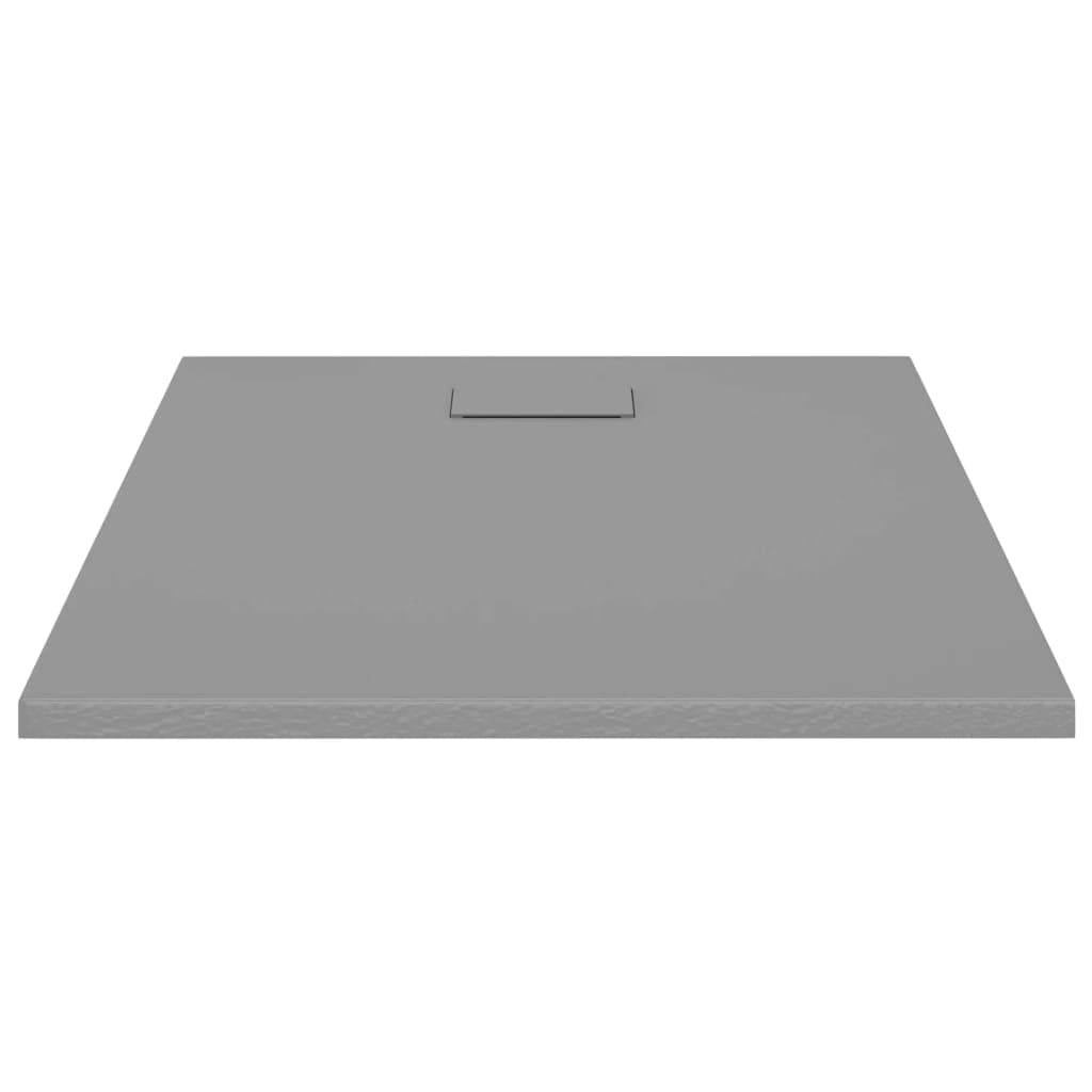 INLIFE Plato de ducha SMC gris 100 x 80 cm, 12,9 kg, 148935