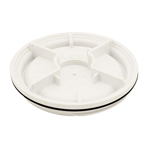 Canplas 73009 Backwater Valve with 4-Inch PVC, White