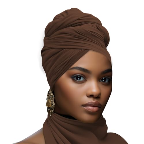 Multi-Color Long Jersey Turban