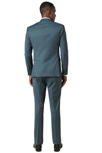 Image of Allen Solly Men's Polyester Blend Two Piece Suit-Dress Set