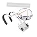 HONITANO Adjustable Snare Drum Carrier with Shoulder Strap White Percussion Backing for Marching Drums Easy Assembly Durable Design for Performers