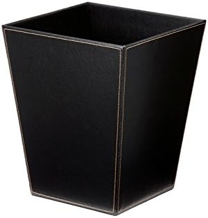 BS‐ML8TZB Melrose Trapezoid Wastebasket, 10 Quart, Black