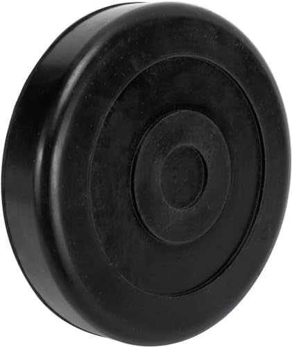 Image of Round Rubber Lift Arm Pads 4 Pack Compatible with BendPak or Danmar Lift Hoist Crane Pads