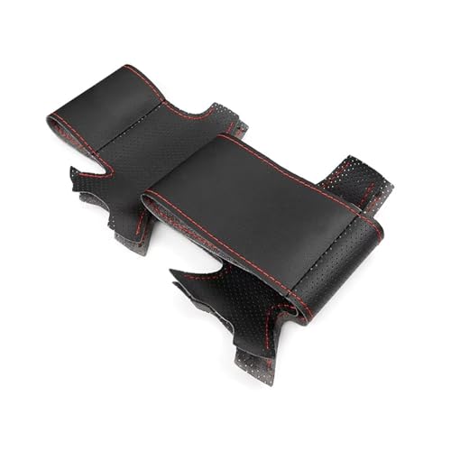 �X�e�A�����O�J�o�[ Compatible With Golf 4 MK4 1998 1999 2000 2001 2002 2003 2004 ��D���X�e�A�����O�z�C�[���J�o�[�g����(Black-red line)