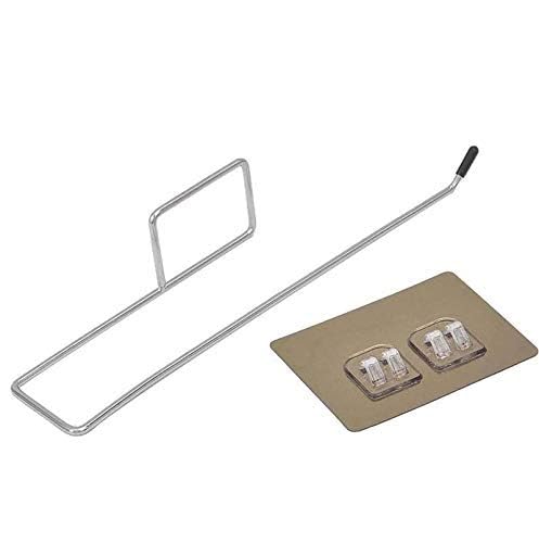 Image of DOCAT Foil Paper Cutter and Holder, 3 in 1 Magnetic Aluminum Foil and Plastic Wrap Organizer with Paper Towel Holder, Compatible with Cling Film, Tin Foil and Wax Paper (Silver)