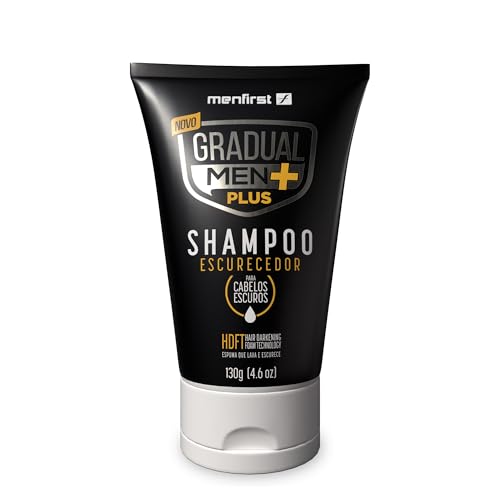 Shampoo Escurecedor de Cabelo Gradual Men PLUS + Potente + Rápido + Escuro