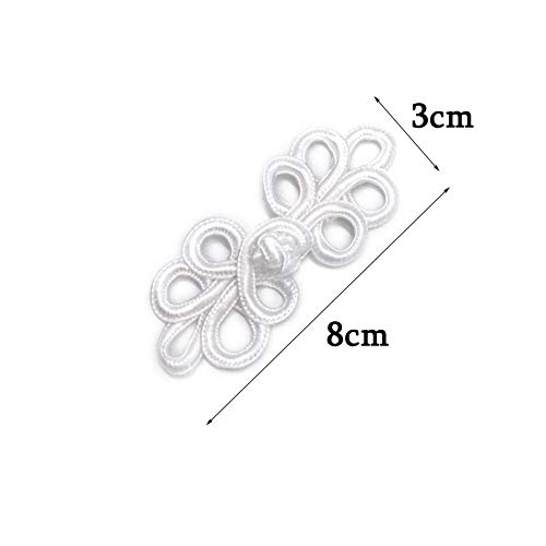 HRASY 10 works of Chinese Knot Frog Buttons Closure Sewing Closure for Sewing Sweaters Capes, Coats, Scarves - Image 3