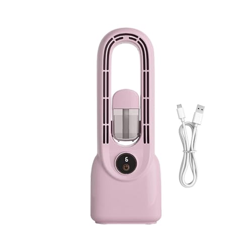 Ventilateur à brume sans lame 6 vitesses et humidificateur d'air portable Type-C - 2