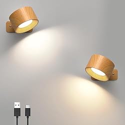 Lamparas Y Apliques Para Dormitorios Mexllex Lampara Pared Led 2 Piezas, Apliques Pared Interior Dormitorio Puerto de Carga Usb, Control TáCtil 3 Niveles De Brillo Temperatura de 3 Colores Focos de Pared Libremente Giratorio Luces