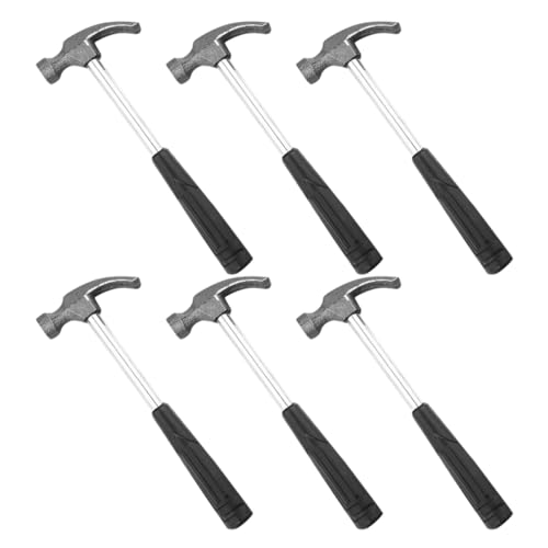 BUTIFULSIC Tiny Hammer Set 6pcs Survival Camping Tool Compact Mallet for Tent Stake for Outdoor Gear