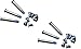 Bluecell Repair Replacement Screws for Unibody Apple Macbook Pro A1278 A1286 13" 15" 17" 2 Sets of 10 (Not for Retina Display)
