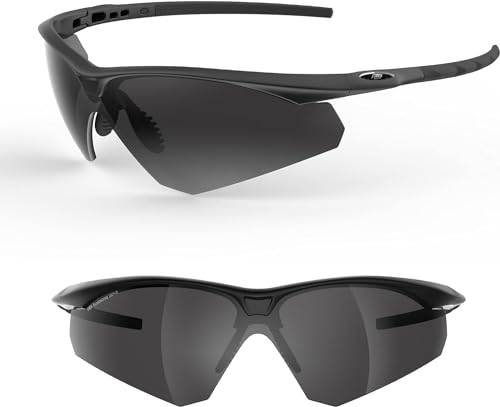 Image of HTS HUNTERSKY S53 Anti Fog Tactical Shooting Range Safety Glasses ANSI Z87.1 Ballistic Eye Protection Hunting Airsoft Riding