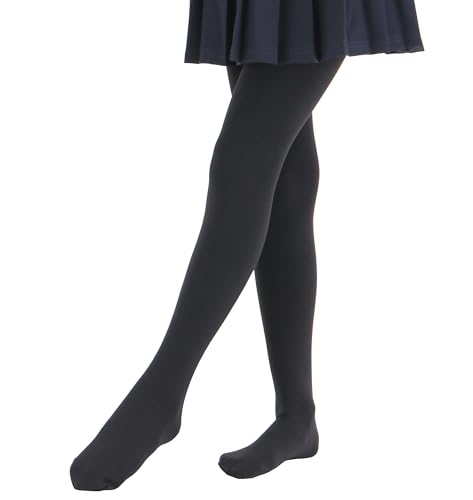 Girls Colorful Fleece Lined Tights Kids Warm Thermal Tights3