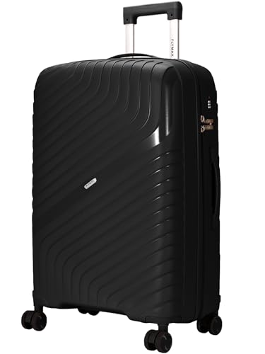 29' Large Suitcase Luggage Large Suitcase 4 Wheels Lightweight 20kg - 23kg Hardshell Polypropylene with Combination Lock + Telescopic Handle Travel Case Hard Shell XL 102L Black