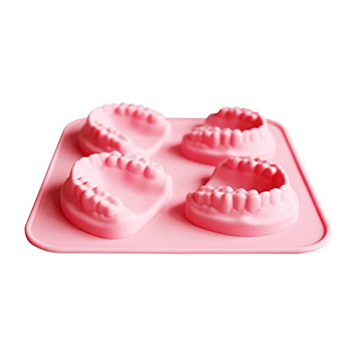 Molde de hielo de silicona en forma de dientes dental miniatura 7