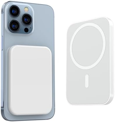 Power Bank Inalámbrico Magnético 5000mAh, 15W Mini Bateria Extern...