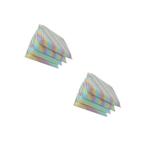 TOVINANNA 2sets 4pcs Kitchen Cleaning Sponge Highly Absorbent Scouring Pad Dish Brush for Efficient Dishwashing Pot Scrubbing and Surface Cleaning Kitchen Bathroom 4pcs*2