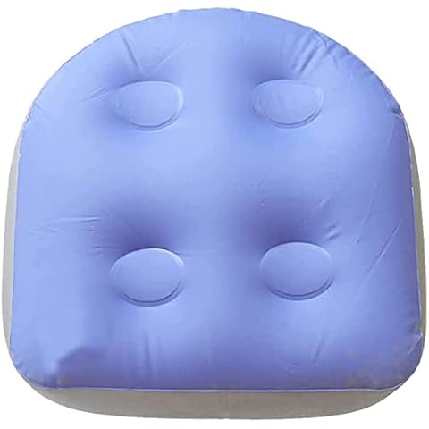 YMLOVE 1PCS Spa and Hot Tub Booster Seat, Inflatable Bathtub Massage Cushion, Relaxation Massage Mat with Suction Cups, Soft Back Support Bath Spa Pad Spa&Rest Cover