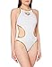 Arena W One Biglogo Maillot de Bain une Pièce pour Femme, Blanc (Or/Blanc), 40 FR