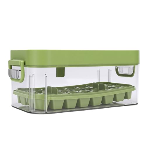 Bandeja para cubos de hielo de silicona 24 celdas con tapa miniatura 2