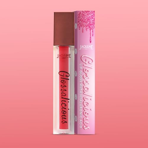 Image of JAQULINE USA Glossalicious Lip Gloss | Glossy Finish | Nourishing with Jojoba Oil & Shea Butter | Lightweight & Non-Sticky | Hydrating Moisture | Vegan & Cruelty-Free | Gloss Boss, 3.5ml
