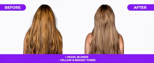 Image of Naissant Pearl Blonde Hair Purple Toning Mask | Ultra High-Purity Pigments | Neutralizes Yellow & Brassy Tones | Hyaluronic Acid, Collagen & Biotin | Paraben, Ammonia & Sulfate Free | 10.1 Fl. Oz