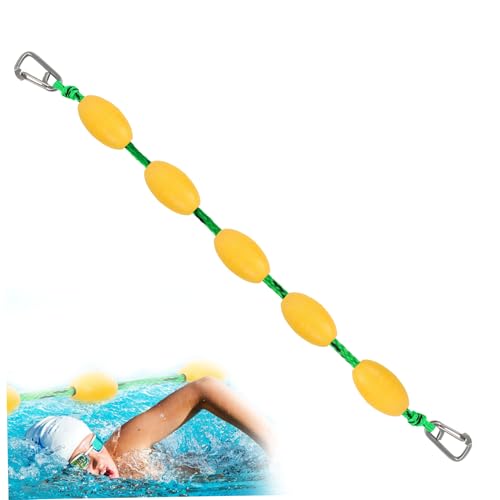Corde de séparation de piscine 16,4 pieds en PE avec flotteurs PVC et clips inox