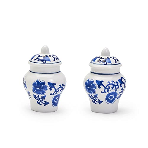 Two'S Company 53872 Chinoiserie Mini Ginger Jar Salt And Pepper Shaker Set In Gift Box thumb #1