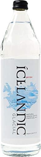 Icelandic Glacial Still (Non-Sparkling) Natural Spring Mineral Water, 25 fl oz (6 Glass Bottles)