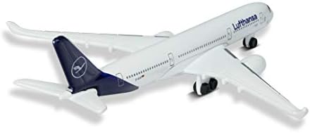 Majorette - Airplane Airbus 350 Lufthansa Samolot, Biały, 212057980Q02