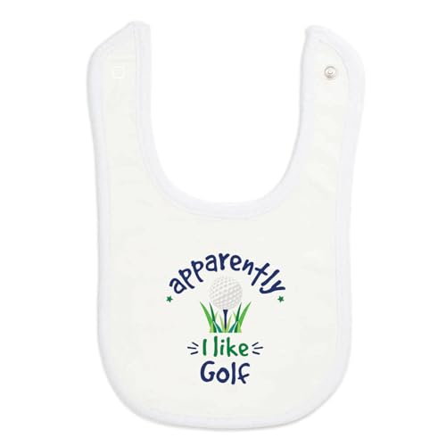 Image of ChalkTalkSPORTS Golf Baby & Infant Bibs | Soft Microfiber Golfing Baby Bibs