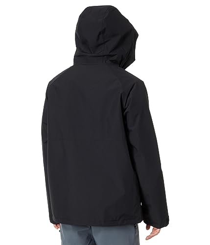 Volcom Jaqueta de snowboard masculina padrão 2836 isolada, preta S4