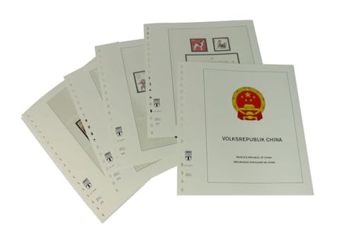 République Populaire de Chine LINDNER Feuilles pré-imprimées 2018-2020