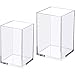 Produktbild 2 Stücke Acryl Stift Halter, Klar Verdicken Basis Desktop Bleistift Tasse Briefpapier Organisator für Büro Schreibtisch Zubehör